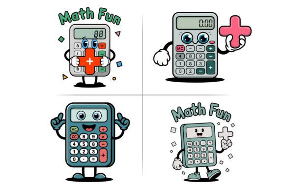 Calculator Character Math Sign Clipart