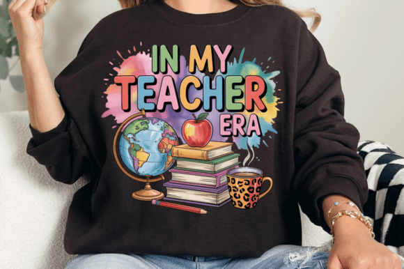 Retro Teacher Sublimation PNG Graphics