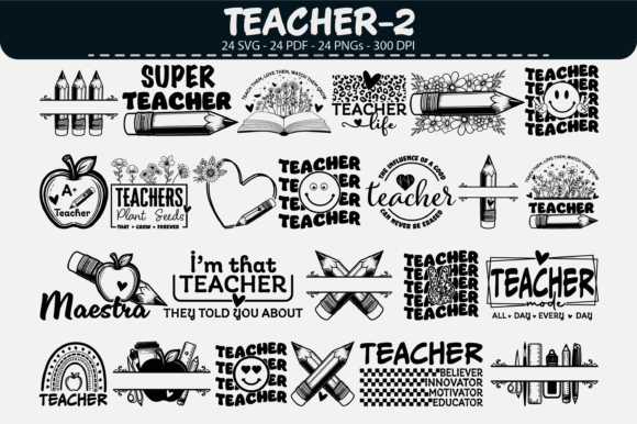 Teacher Vector Clipart – 36 Designs